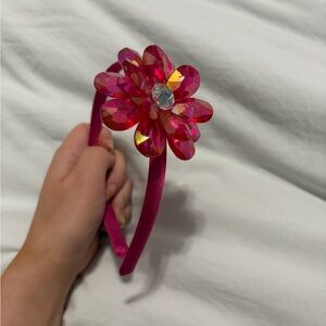 Pink Floral Kids Headband